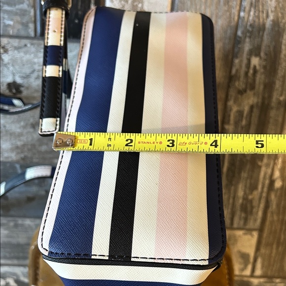 Kate Spade Navy and Pink Striped Backpack - Picture 4 of 6
